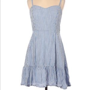 Old Navy preppy blue and white strappy casual dress